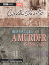 Cover image for A Murder is Announced